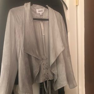 NWT BB Dakota Lightweight Suede Blazer